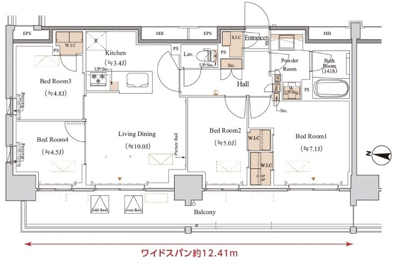 ブランシエスタ木場 間取り