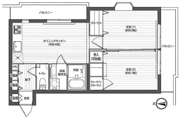 レジディア吉祥寺 間取り