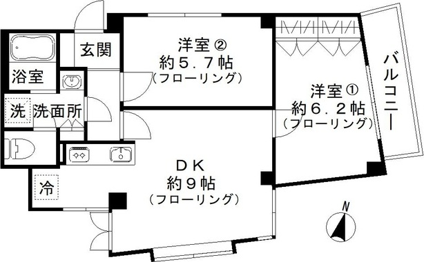 アヴァンス目黒 間取り