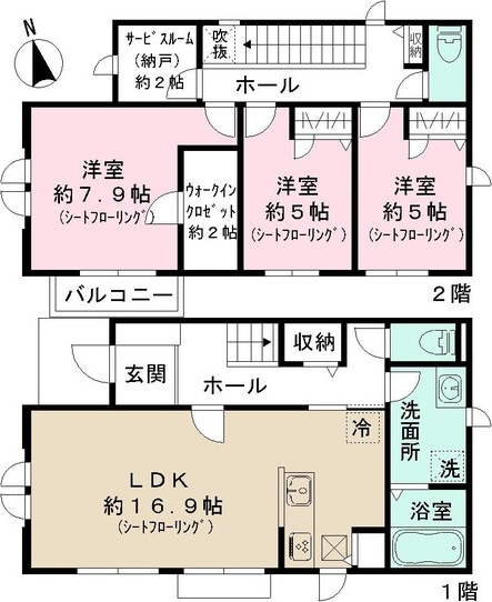 Villa Monte Tesoro 間取り