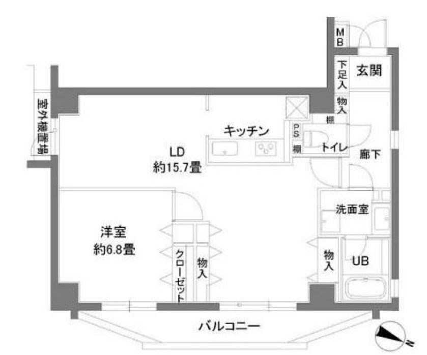 カスタリア原宿 間取り
