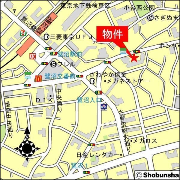Brillia鷺沼 地図（共通）