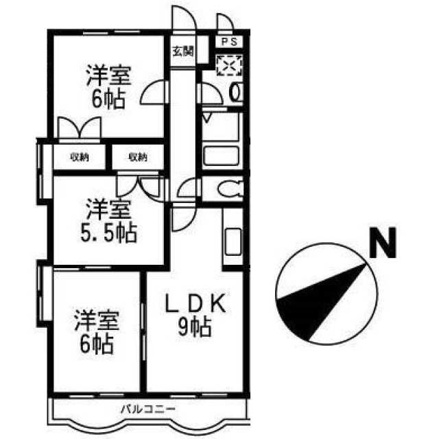 グレイスコート浜田山 間取り
