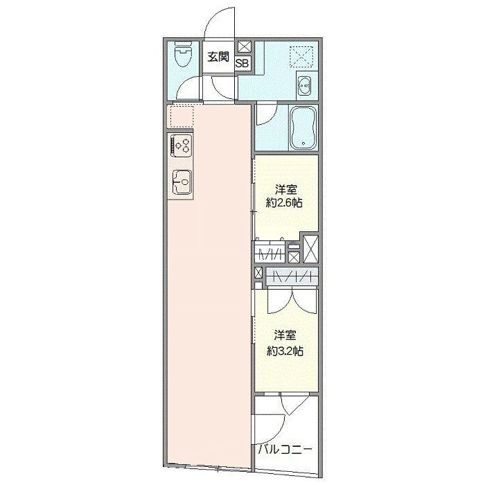 東京都渋谷区本町５丁目 間取り