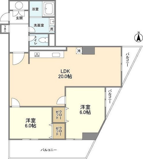 パティオ右近 間取り