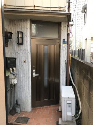富久町戸建て エントランス