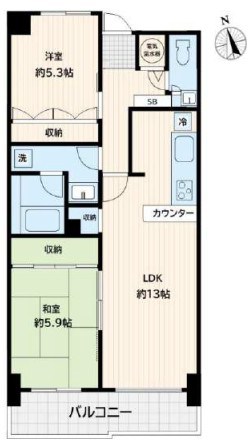 アミ浜田山 間取り