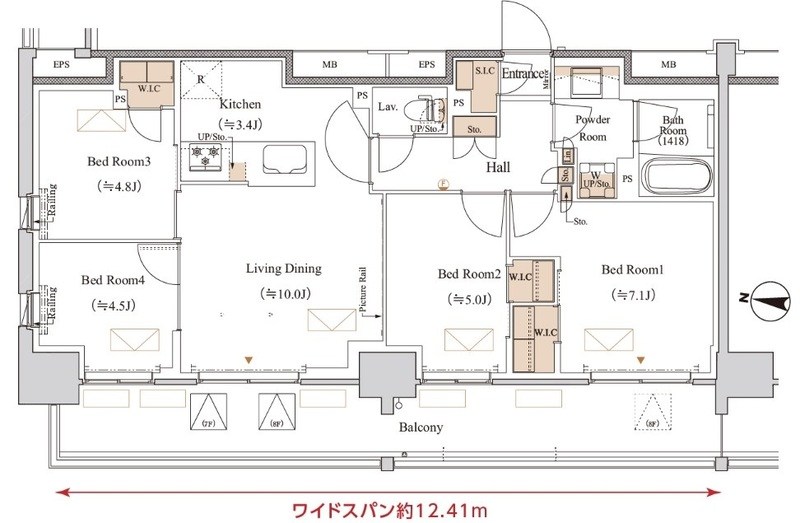 ブランシエスタ木場 間取り