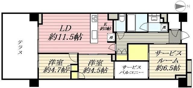 グランドメゾン武蔵小杉の杜 間取り