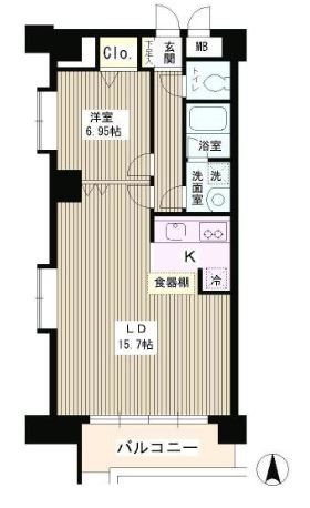コアシティ中野坂上 間取り
