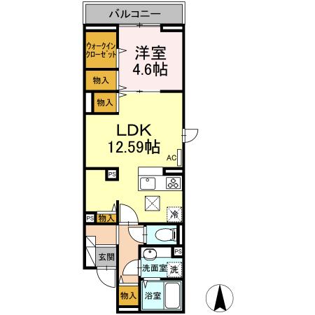 アンジュール蒲田 間取り