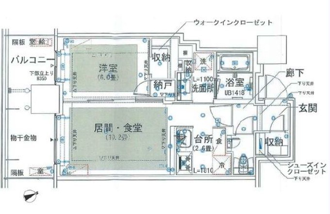 グランドシティタワー池袋 間取り