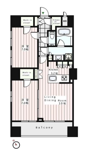 アピス西新宿 間取り