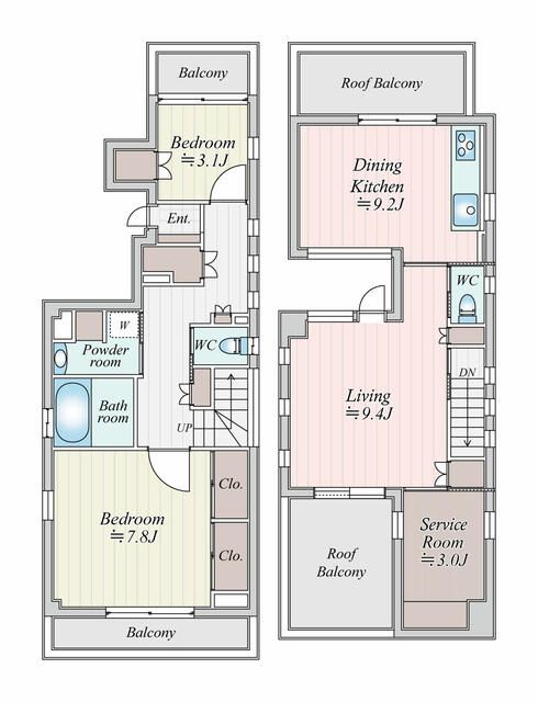 グローブシティ西小山 間取り