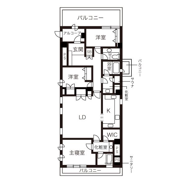 ファーストビュー神楽坂 間取り