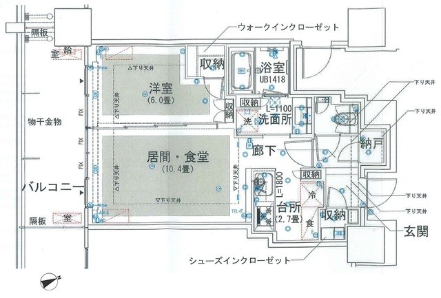 グランドシティタワー池袋 間取り