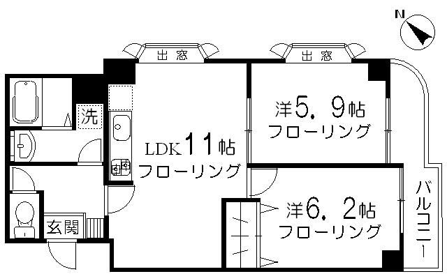 オーベルジュ三宿 間取り