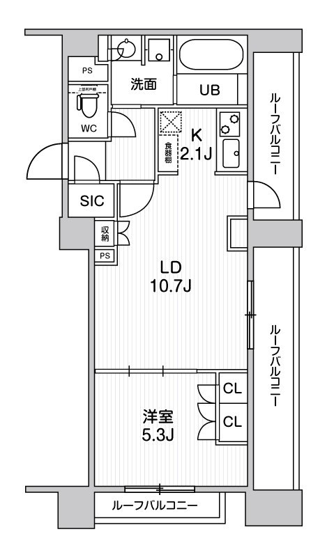 シーズンフラッツ新高円寺 間取り