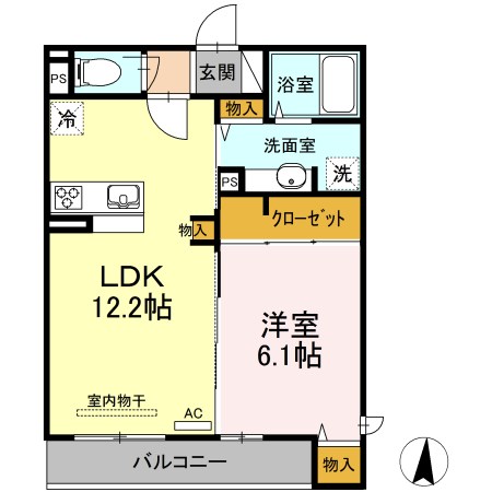 メゾンヴィクトワール梶ヶ谷 間取り