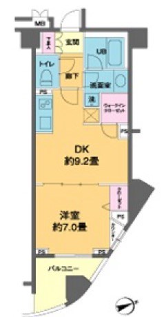 カスタリア池袋 間取り