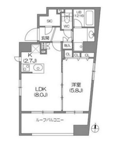 アジールコート中野坂上 間取り