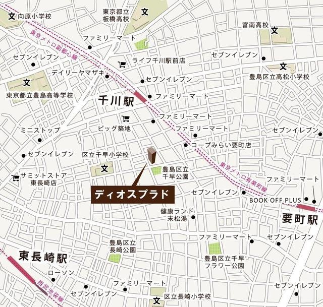 ディオスプラド 地図（共通）