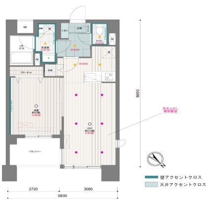 ドゥーエ月島 間取り