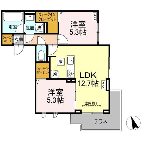 D'Bless 狛江 間取り