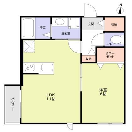 クレール明大前 間取り