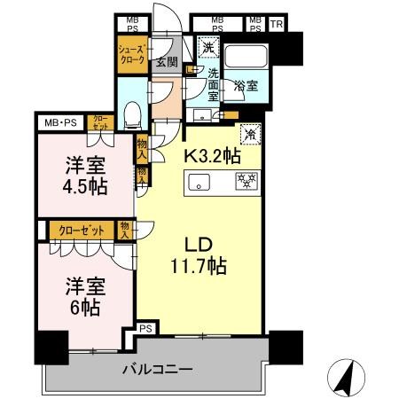 アルファグランデ千桜タワー 間取り