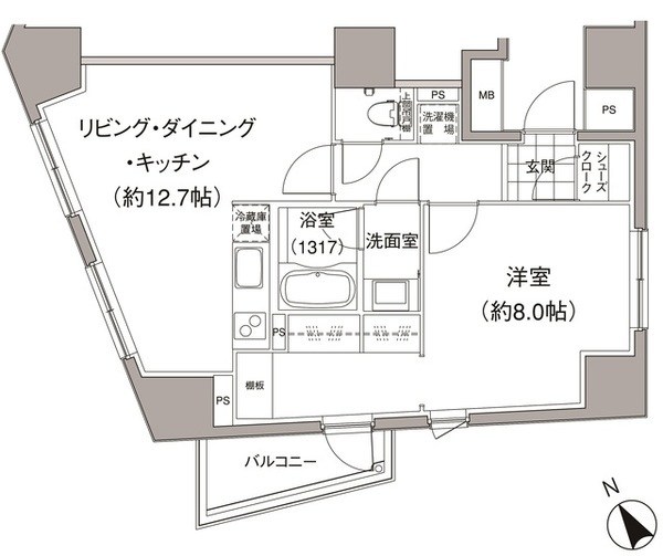 パークハビオ元麻布 間取り