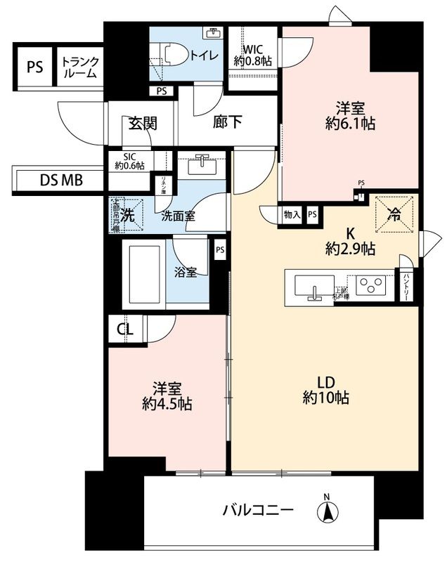 グレーシア千代田秋葉原 間取り