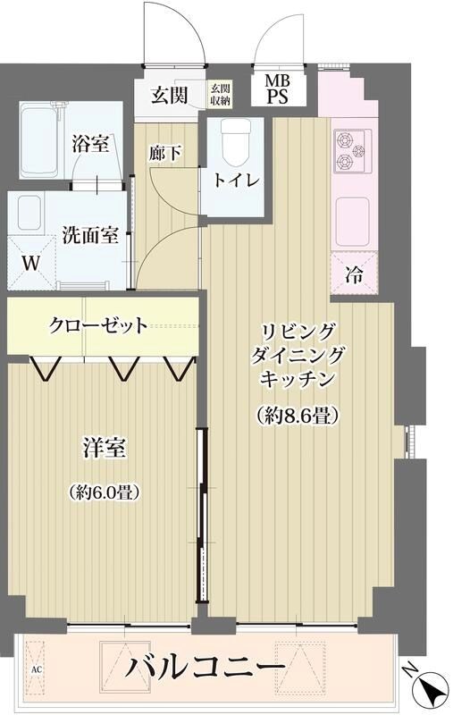 エスペランサ目黒 間取り