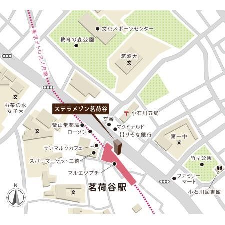 ステラメゾン茗荷谷  地図（共通）
