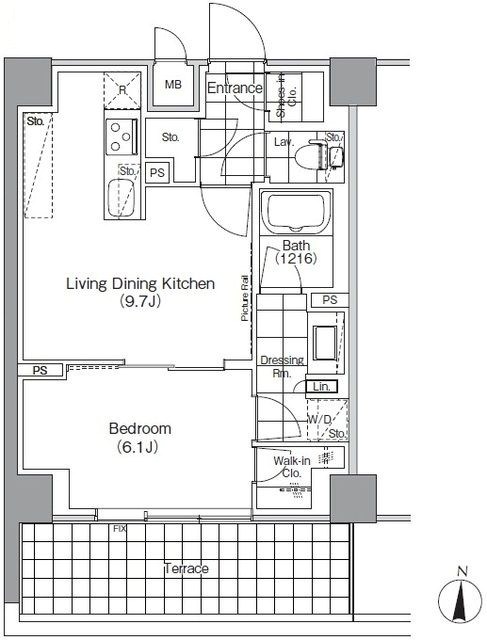 ザ・パークハビオ高円寺 間取り