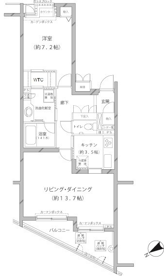MFPRコート代官山 間取り