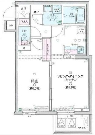 ジェノヴィア桜上水スカイガーデン 間取り