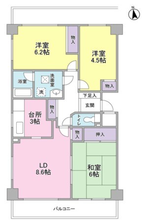 ファーサ宮崎台 間取り