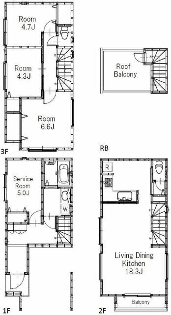 三好２丁目戸建て 間取り