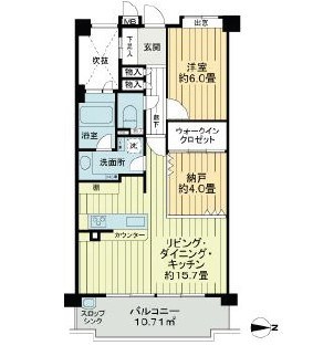 ビッグヴァン二子多摩川 間取り