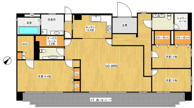 ロイヤルタワー春日 間取り