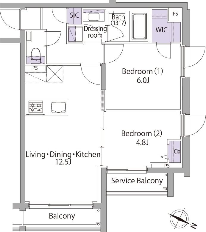 イプセ代々木上原Hills 間取り