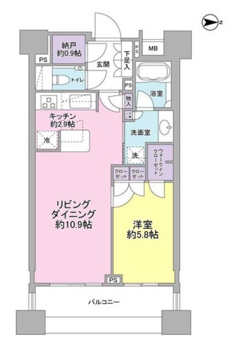 パークハウス千代田富士見 間取り