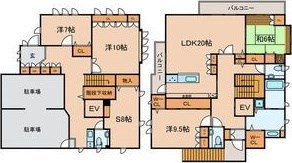 柿の木坂1丁目戸建 間取り