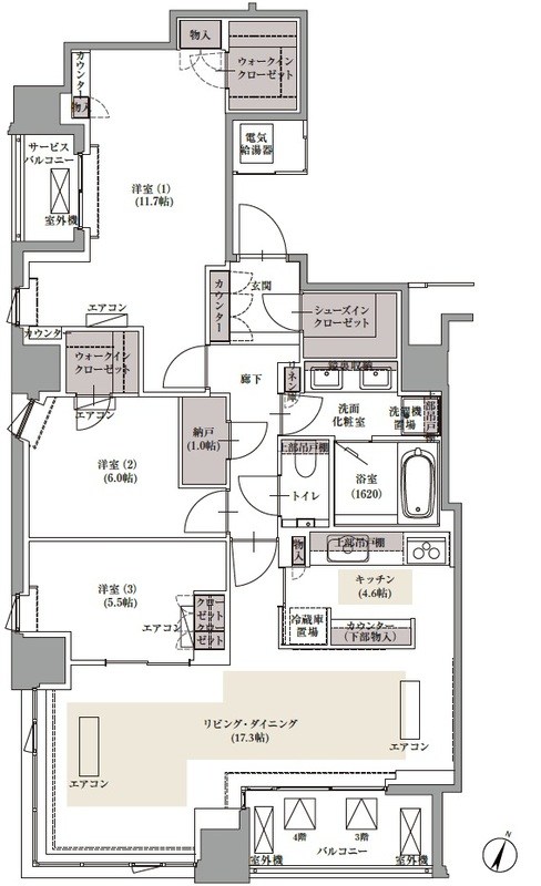 ブランズ四番町 間取り