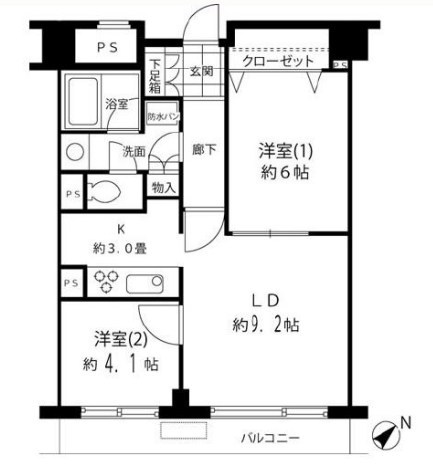 ルシマン月島 間取り