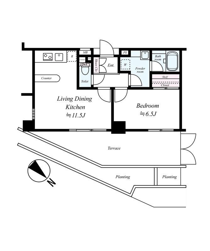 アルシオン中野坂上 間取り