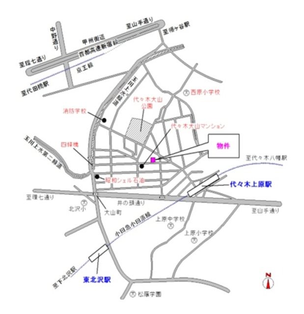 カメリアハウス 地図（共通）
