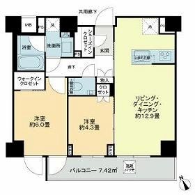 ディアナコート三軒茶屋 間取り