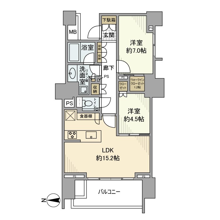 HARUMI FLAG PARK VILLAGE C棟 間取り
